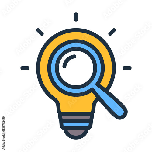 R&D Icon - Lineal Color