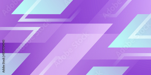 Abstract colorful purple and blue background with overlap shapes pattern concept design. Futuristic element banner background.
