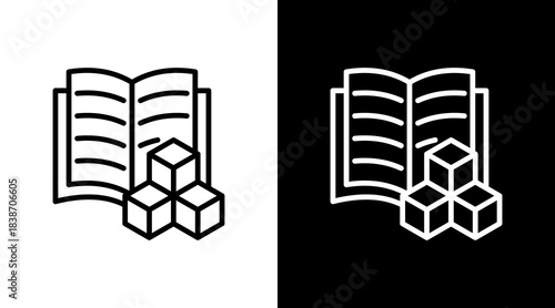 Learning Module With Icon Set Design