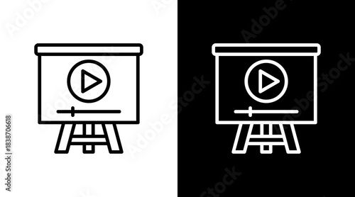 Introduction Video With Icon Set Design