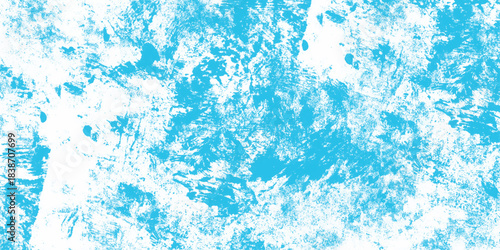 Ice blue background banner texture . blue sky background and white blurry, clear, and puffy clouds Smooth frozen ice texture with soft focus and abstract cool blue winter background for design