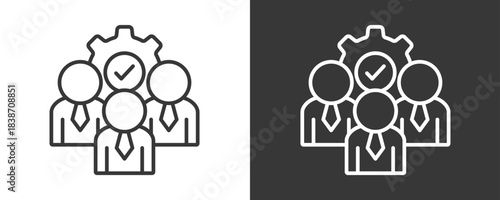 Vetting Icon Set Vector Collection Isolated In Black And White
