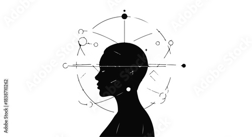 silhouette of a woman