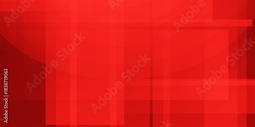 Modern red background with transparent intersecting rectangles, giving a sleek and energetic visual style.