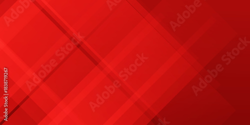 Vibrant red gradient background with intersecting diagonal lines and soft transparency, perfect for corporate or digital themes.