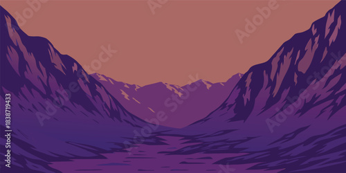 Explore majestic mountain landscapes with cool tones and captivating depth, perfect for adventurous projects and stunning background visuals