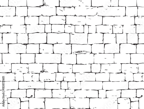 Weathered Wall Texture: A timeless and textural visual of a weathered brick wall. showcasing the marks of time and rustic charm, a raw and evocative image.