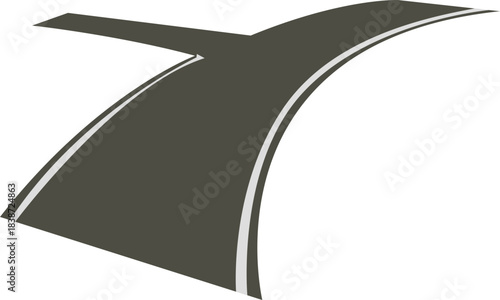 Soft Ground Pathway Illustration Element