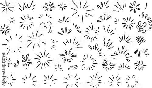 Hand drawn doodle vector set  Collection of cute hand drawn doodle