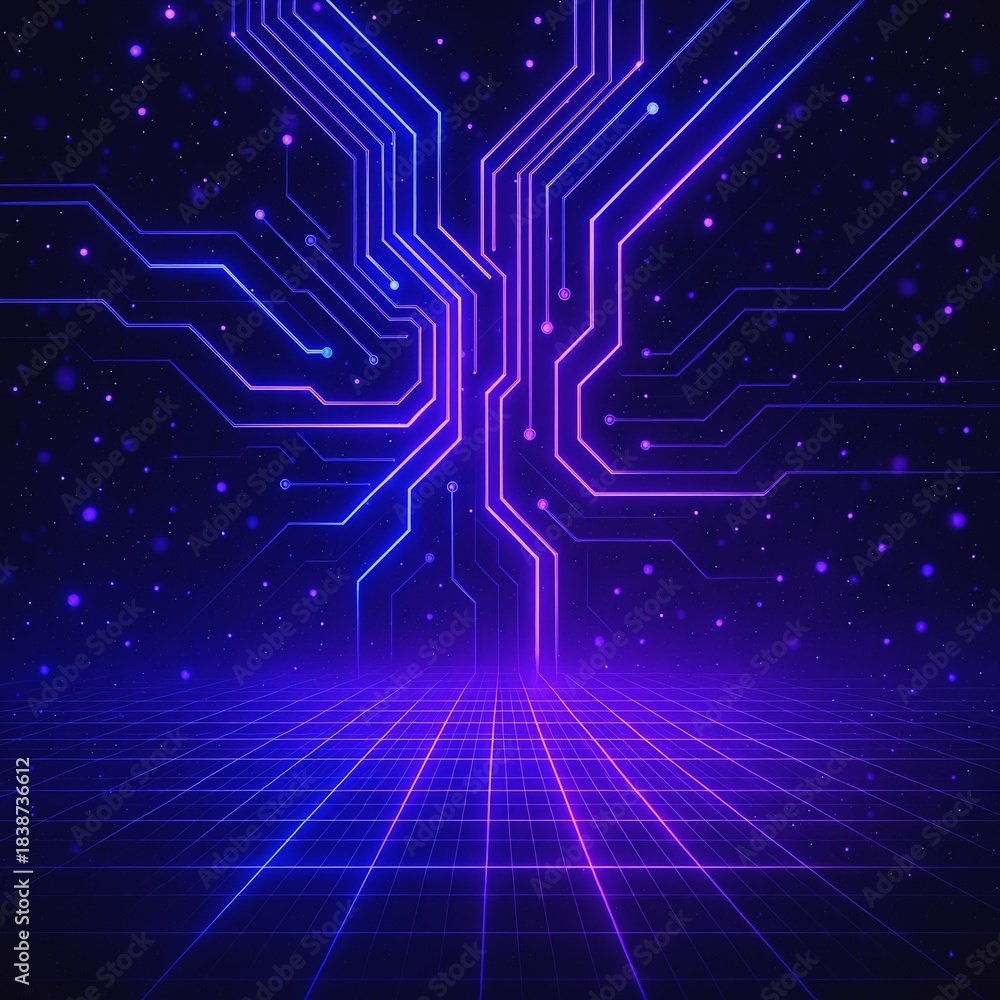 Obraz premium Connecting the Future