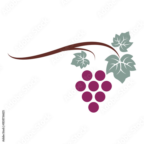 Wine logo icon design