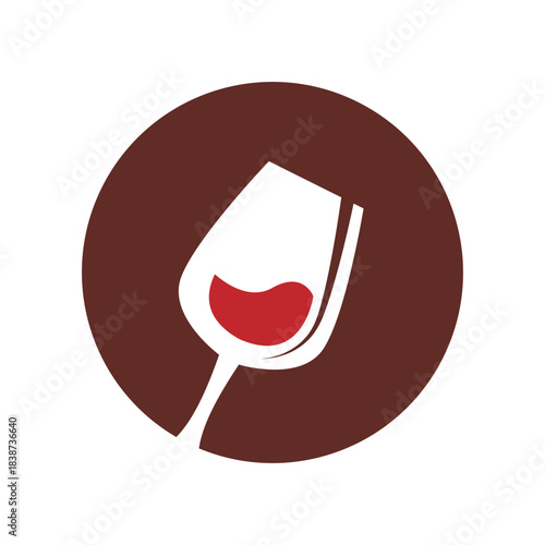 Wine logo icon design