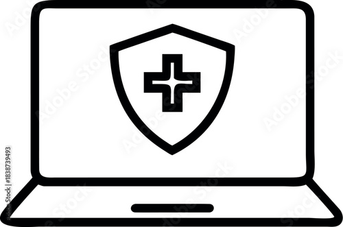 Cybersecurity shield medical