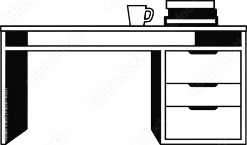 vector illustration of kitchen