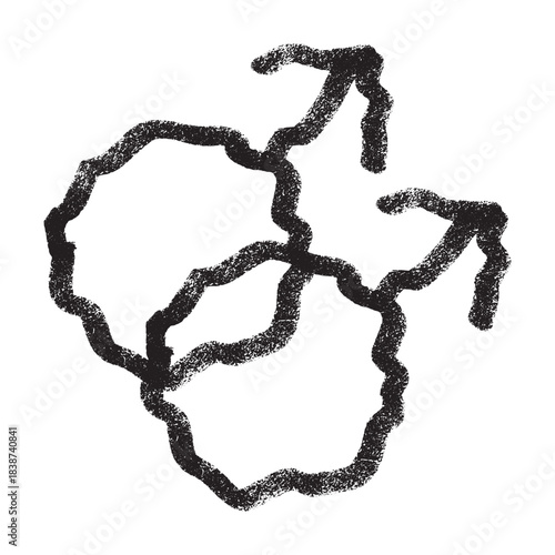 Hand drawn homosexual identity sign Symbol used to represent sex and gender