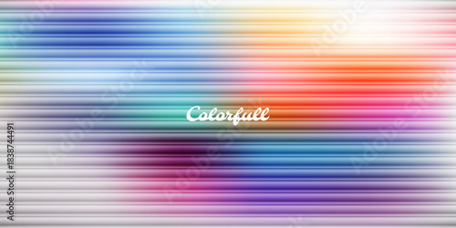 Abstract colorful background with horizontal lines and blurred light effects creating a vibrant and dynamic visual experience