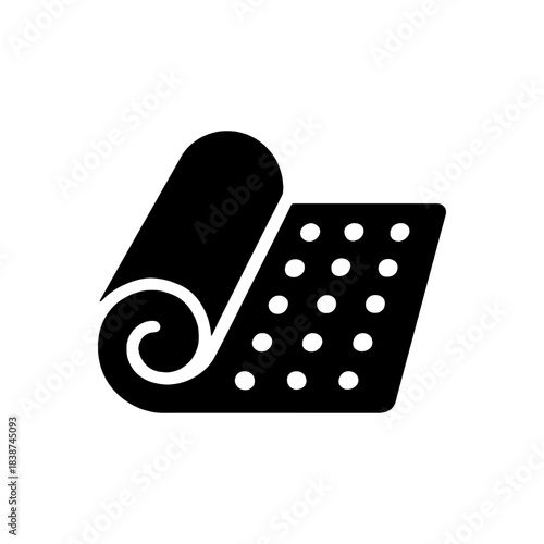 Rolled Prayer Floor Mat Icon