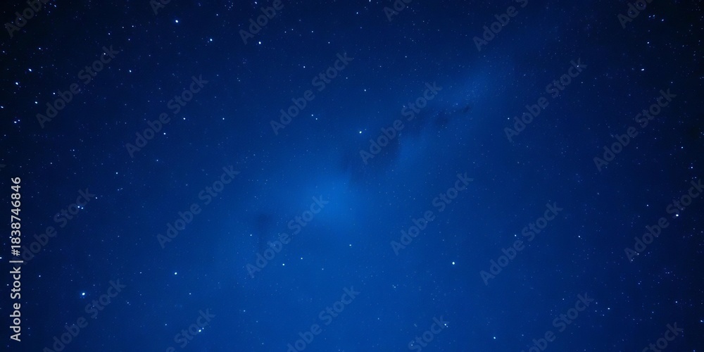 Fototapeta premium A vast, deep blue night sky adorned with countless twinkling stars, evoking a serene and mysterious cosmic wonder, celestial sphere, celestial