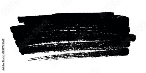 Brush paint stroke texture swatch Hand painted background Ink scribble dab clipart Paint smudge for tags and stamps design