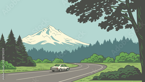 road in mountains