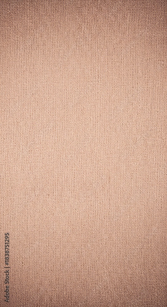 Fototapeta premium A highly textured close-up of faded, rough linen fabric showing subtle wrinkles and vintage, soft beige and dusty pink tones ,soft ,cream ,texture