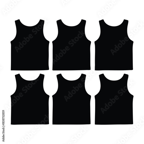 black tank top, sleeveless shirt, fashion apparel, clothing mockup, casual wear, blank tank top, isolated garment, e-commerce product, minimalist clothing, cotton tank, front view, sportswear, unisex 