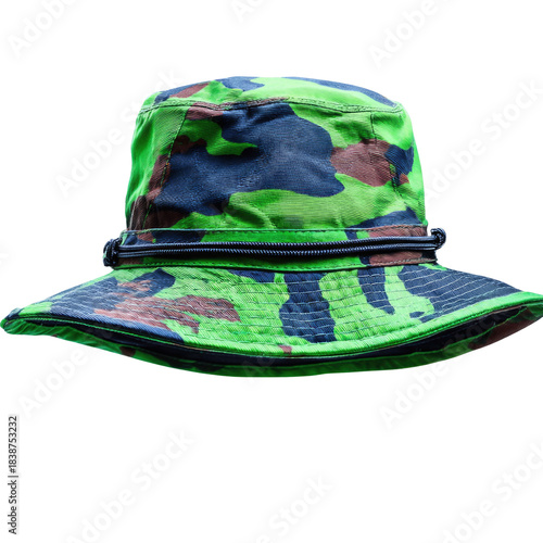 Colorful Camouflage Bucket Hat for Outdoor Activities, Fishing, Hiking, and Camping Adventures