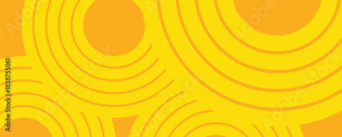 Pasta background yellow, spaghetti abstract geometric pattern. modern eps 10.