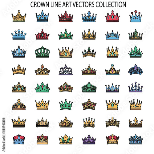 Royal Crown Illustration Symbolizing Power, Luxury, and Achievement