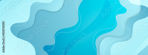 abstract wavy line background with layered gradient color