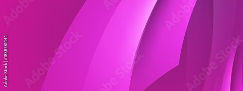 Abstract Pink Gradient Curved Waves Background
