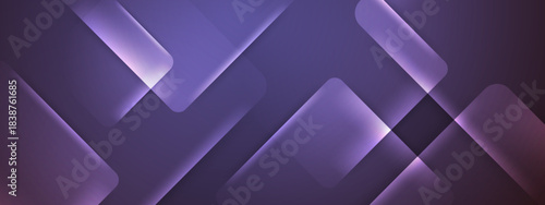 purple gradient geometric abstract shiny shapes background. Design decoration concept for web layout, poster, banner.