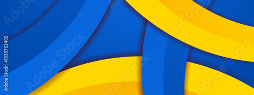 Abstract Dynamic Stylish Curved Background with Gradient Style