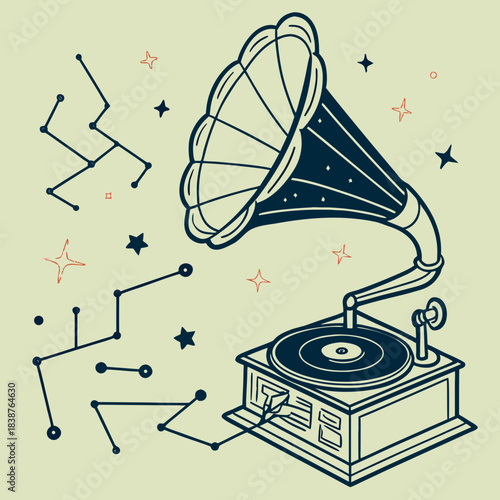 Cosmic Vinyl Player 1