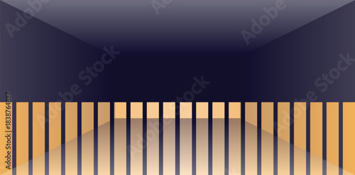 Abstract vector illustration of a black metal pattern design with piano keys featuring an industrial steel texture and geometric lines for a modern business wallpaper background