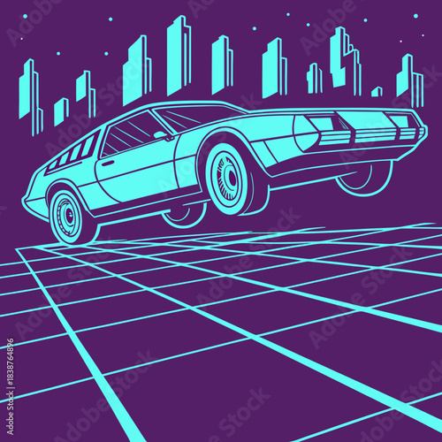 Turbo Neon Skyline Ride 1