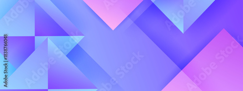 Trendy geometric abstract shapes overlapping background