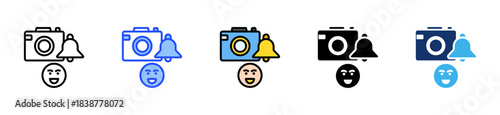 Video Call Etiquette Icon Collection With Multiple Styles