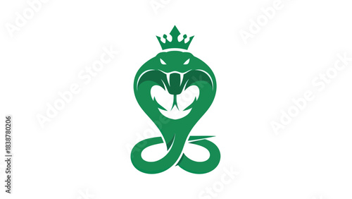 Royal cobra with crown logo