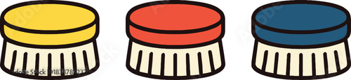 Vector Illustration of a Shoe Brush