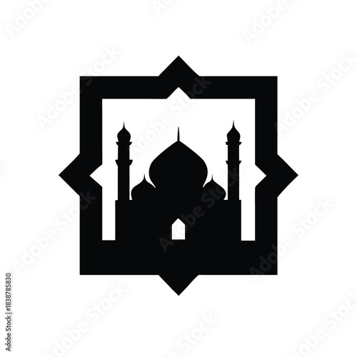 Islamic Architecture Silhouette Icon