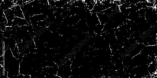 Scratched Grunge Urban Background Texture Vector. Dust Overlay Distress Grainy Grungy Effect. Distressed Backdrop Vector Illustration. Isolated Black on White Background. eps 10