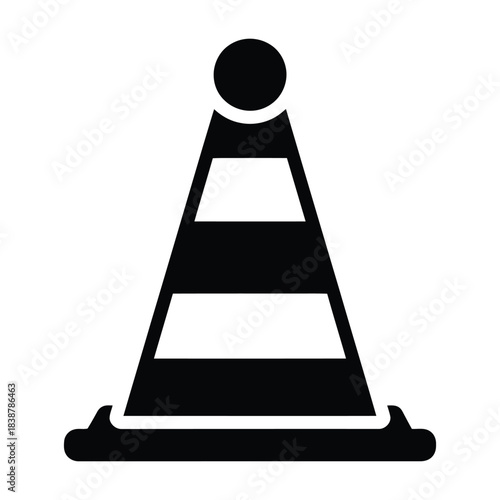 Cone used for traffic safety or athletic agility training