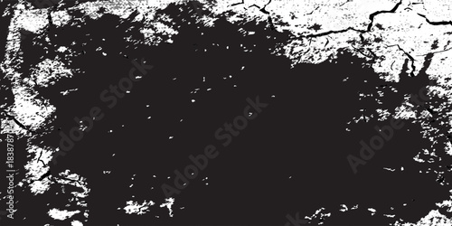 Scratched Grunge Urban Background Texture Vector. Dust Overlay Distress Grainy Grungy Effect. Distressed Backdrop Vector Illustration. Isolated Black on White Background. EPS 10.