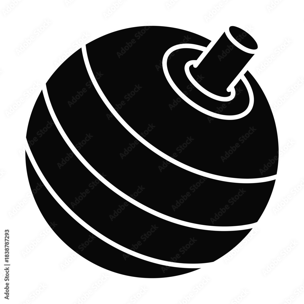 Fototapeta premium Stability ball for yoga and core balance