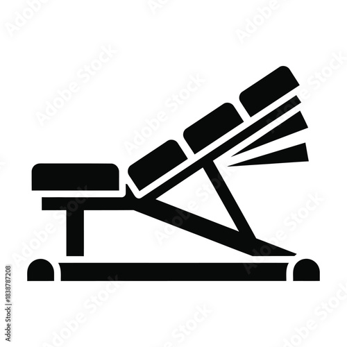 Incline bench for weightlifting and core exercises