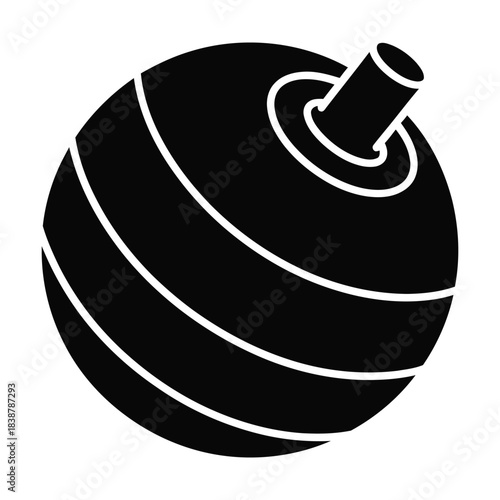 Stability ball for yoga and core balance