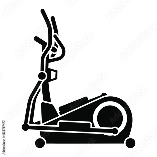 Elliptical machine for cardio and gym fitness