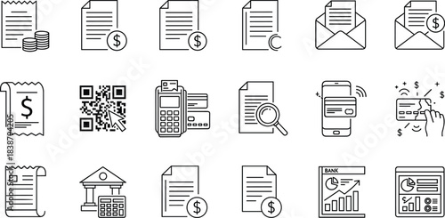 Water Conservation, Protection, and Supply Line Icons: Drop, Cycle, Tap, Flood, Leak, and Drought Vector Symbol Set,