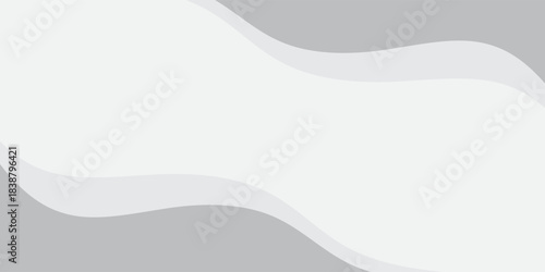 Abstract Gray Wave Background With Smooth Curves For Design Projects And Presentations